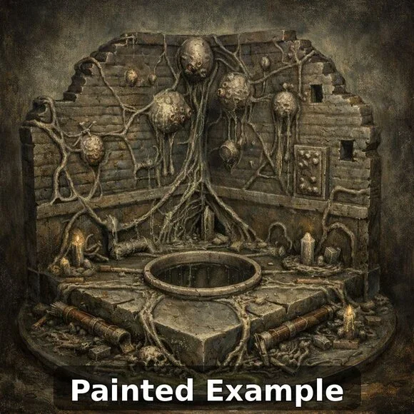 DnD Diorama Terrain | Eldritch Growth Portal Wall | PLA+ 3D Printed Scatter - Picture 7 of 7